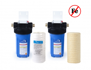 Комплект фильтров для очистки воды от железа 10 BB